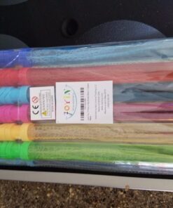 JOYIN 14.6’’ Big Bubble Wands for Kids, 1 Dozen Bubble Wand Bulk with Bubbles Refill Solution for Summer Toy Party Favor, Outdoors Activity, Easter Basket Stuffers, Birthday Gift Classic 26 711vSHI01VL