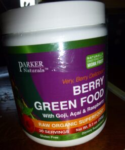 Berry Green Superfood Powder Smoothie Mix with Organic Greens & Organic Fruits, Enzymes, Probiotics, Antioxidants, Vitamins, Minerals - Alkalize & Detox - Non GMO, Vegan & Gluten Free - 240 Grams 14 711wKStNldL
