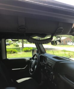 4 x Roll Bar Grab Handles Grip Handle for Jeep Wrangler YJ TJ JK JKU JL JLU Sports Sahara Freedom Rubicon X & Unlimited 1955-2024 (Black) Black 31 711xXjka7cL