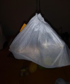 purifyou Reusable Produce Bags, Heavy Duty Double Stitched Washable Mesh Grocery Bag with Drawstring, Ideal for Farmers Market, Beach, and Refrigerator Storage, Set of 9 (XL, Large, Small) Set of 9 Mixed 47 711yddViLIL