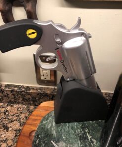 WineOvation Electric Gun Wine Opener (Silver) - Open your Wine Bottle fast and without hassle - Best Electronic Automatic Corkscrew for Gun Enthusiasts and Wine Lovers - Rechargeable Battery Operated a_Wine Gun Silver 41 711yzzoAzfL
