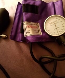 Santamedical Adult Deluxe Aneroid Sphygmomanometer with Stethoscope, Cuff and Carrying case Purple 55 711zc9SN0cL