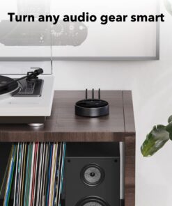 Alternative view of WiiM Mini AirPlay2 Wireless Audio Streamer, Multiroom Stereo, Preamplifier, Works with Alexa and Siri Voice Assistants, Stream Hi-Res Audio from Spotify, Amazon Music and More
