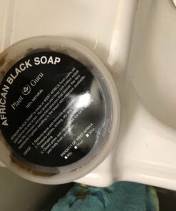 African Black Soap Paste 8 oz. 100% Raw Pure Natural From Ghana. Acne Treatment, Aids Against Eczema & Psoriasis, Dry Skin, Scars and Dark Spots. Great For Pimples, Blackhead, Face & Body Wash. Unscented 8 Ounce (Pack of 1) 69 712066tXmoL