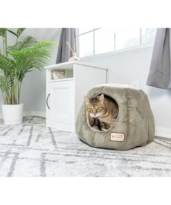 Armarkat Cat Bed, Laurel Green and Beige 31 7121uVK4q0L