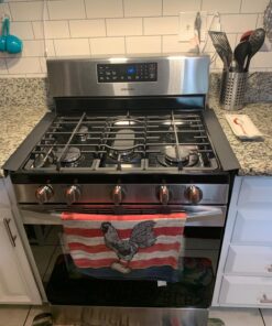 Capparis Kitchen Silicone Stove Counter Gap Cover, Easy Clean Heat Resistant Wide & Long Gap Filler, Seals Spills Between Counter, Stovetop, Oven, Washer & Dryer, Set of 2 (21 Inches, Black) 21 Inches 59 7122UwaTLLL