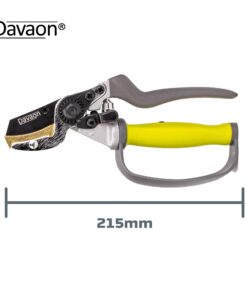 Davaon Pro Anvil Pruning Shears for Gardening - Achieve 30% More with Less Effort with These Premium Garden Pruners, Plant Shears for Razor-Sharp Precision, Hand Pruner with Ergonomic Grip Ergonomic Anvil 22 71233sSi6qL
