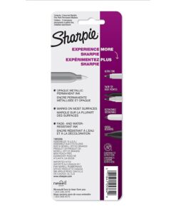 Sharpie Metallic Fine Point Permanent Marker, Assorted Colors, 3 Count (Pack of 3) Total 9 Markers 4 7123YGixI3L
