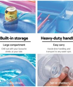 H2OGO! Designer Fashion Lounge Inflatable Pool Float 10 7123m358FFL