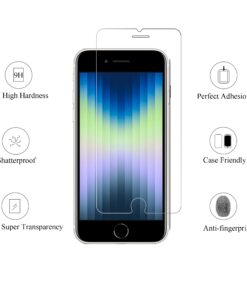 Alternative view of Ailun Screen Protector Compatible for iPhone SE 2020 2nd/2022 3rd Generation, iPhone 8,7,6s,6, 4.7-Inch Tempered Glass 0.25mm Case Friendly 3 Pack Clear