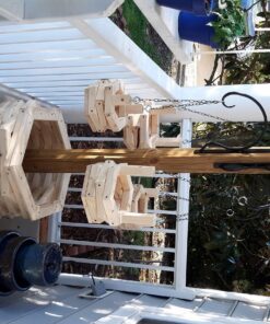 UpBlend Outdoors Plant Hangers Outdoor Hook - 10 X 13.75 Inch Heavy Duty Plant Hanger Bracket, Indoor Wrought Iron Wall Plant Holder, Flower Hooks for Hanging Baskets, Lantern, Windchime Strong, 1 Pack 32 7124tD8GtKL