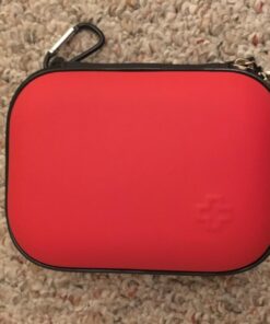 I GO 85 Pieces Hard Shell Mini Compact First Aid Kit, Small Personal Emergency Survival Kit for Travel Hiking Camping Backpacking Hunting Marine Car Red 45 7125y1qO0xL