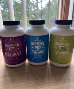 Ancestral Supplements Grass Fed Beef Brain Supplement with Beef Liver, Whole Food Brain Support Promotes Brain, Mood, and Memory Health, Brain and Liver Health Formula Capsules, Non-GMO, 180 Capsules 26 71265J1ZBBL