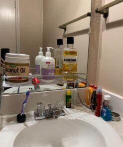 Alternative view of Mainstays Over the Sink Shelf, Chrome (1)