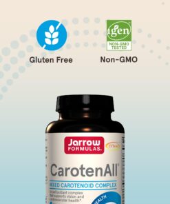 Jarrow Formulas CarotenAll - 60 Softgels - Supplement Provides Seven Major Carotenoids Found in Fruits & Vegetables to Support Cardiovascular & Vision Health - Up to 60 Servings 60 Count (Pack of 1) 17 7126FHbGwAL