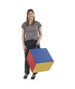 ECR4Kids SoftZone Adult Cozy Cube, Flexible Seating, Assorted 19 7126uTSH3DL