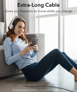 ESR Charger for Magsafe,Wireless Charger Kickstand, Charger for iPhone 15/14/14 Plus/14 Pro/14 Pro Max and iPhone 13/12 Series, with 5ft Removable Cable, Adapter Not Included, Black 1 PACK 38 7129qIE2RuL