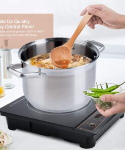 Duxtop 1800W Portable Induction Cooktop Countertop Burner, Gold 8100MC/BT-180G3 29 712AC3BxKnL