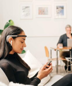 MUSE 2: The Brain Sensing Headband - Meditation Tracker - Multi Sensor Headset Monitor with Responsive Sound Feedback Guidance from Brain Wave, Heart, Body & Breath Activity 35 712AigegYXL 1