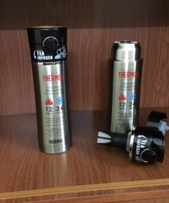 Thermos Sipp 16-Ounce Leak Proof Drink Bottle with Tea Infuser, Black, Stainless Steel UNITS 54 712Ao4U4WpL