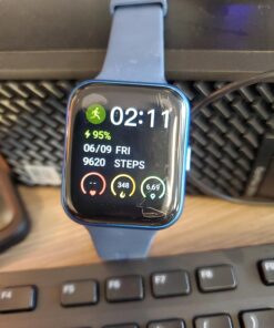 ENOMIR Smart Watch for Men Women(Answer/Make Call), Alexa Built-in,Fitness Watch with Heart Rate SpO2 Sleep Monitor 100 Sports 5ATM Waterproof Activity Trackers and Smartwatches for iOS&Android Phones Blue 17 712BHqOQtQL