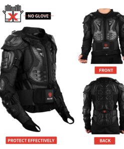 Alternative view of Gute Motorcycle Protective Jacket,Sport Motocross MTB Racing Full Body Armor Protector for Men (3XL) X-Large Black