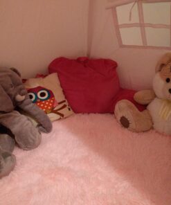 6' Giant Teepee Play House of Pine Wood with Carry Case by Trademark Innovations (White) 42 712CiHKRpL