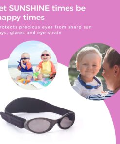 Baby Banz Sunglasses Infant Sun Protection – Ages 0-2 Years – The Best Sunglasses for Babies & Toddlers Midnight Black 26 712D8oHz6L 4