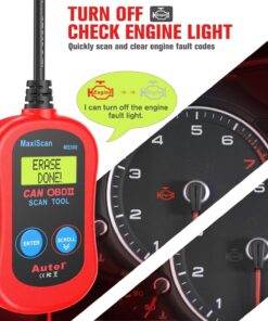Autel MS300 OBD2 Scanner Code Reader, Turn Off Check Engine Light, Read & Erase Fault Codes, Check Emission Monitor Status CAN Diagnostic Scan Tool 28 712DzBdG8L