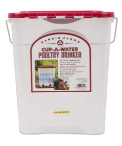 Alternative view of Harris Farms 1000310 Cup-A-Water, 4 Gallon Poultry Drinker, RED