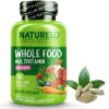 NATURELO Whole Food Multivitamin for Women - with Vitamins, Minerals, & Organic Extracts - Supplement for Energy and Heart Health - Non GMO - 240 Vegan Capsules 240 Count (Pack of 1) 15 712FKrLZf8L