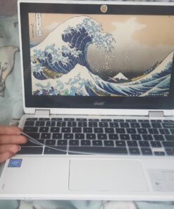 CaseBuy Keyboard Skin Cover for Acer Chromebook Spin 11 311 CP311 C733 R11 C738T 511 512/Chromebook 314 514 CB314 CB514 /Chromebook Spin 713 CP713 R13 CB5-312T/Acer Chromebook 14 15 inch, Black 17 712FYHPoxeL