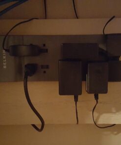 Belkin Surge Protector Power Strip - 8 AC Multiple Plug Outlet & 12 ft Heavy Duty Extension Cord - Outlet Extender - Flat Plug Power Strip - Great for Home, Office & Computer Charging - 3,550 Joules 12 feet 8-Outlet 33 712FaBAE L