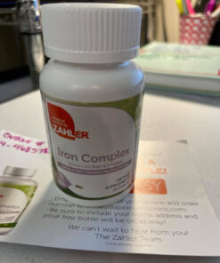 Zahler - Iron Supplement with Vitamin C - Capsule Iron Pills for Women and Men - High Absorption, Easy on Stomach, Kosher Ferrous Iron Supplements with Vitamins C, B12, Folate & More - 100 Count 100 Count (Pack of 1) 31 712FrfgVFWL