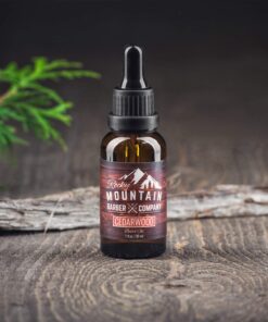Rocky Mountain Barber Company Men’s Cedarwood Beard Oil - Featuring Grapeseed Oil, Coconut Oil, Argan Oil and Real Cedarwood Essential Oil 18 712G4LQ0xL