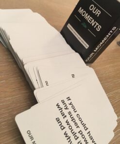 OUR MOMENTS Kids: 100 Conversation Starter Cards for Families and Kids - Relationship Building - Car Travel, Road Trip & Card Game for Healthy Loving Family - Questions for Family Activities 42 712GlFSdSwL