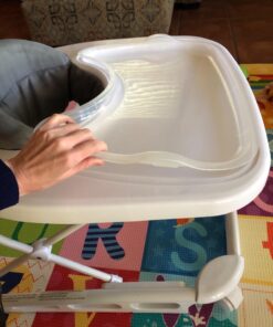 Joovy Spoon Baby Walker & Activity Center Featuring Three Adjustable Heights, Tough Luggage Grade Seat Material, and 30 lb Weight Capacity - JPMA Safety Certified (Charcoal) Charcoal 40 712HGxXFQdL 1