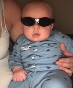 Baby Banz Sunglasses Infant Sun Protection – Ages 0-2 Years – The Best Sunglasses for Babies & Toddlers Midnight Black 42 712In7MjK6L