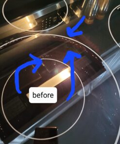 Cerama Bryte Best Value Kit: Ceramic Cooktop Cleaner 28oz, Scraper, 10 Pads, Burnt-on Grease Remover 2oz, 4 Piece Set 24 712IpCgkzYL