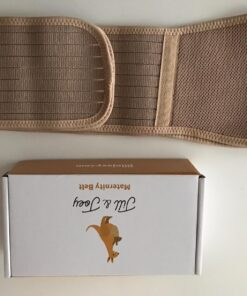 Jill & Joey Maternity Belt - Belly/Back Support Band Brace - Pregnancy Must Haves (Beige, Medium) Beige 56 712Ju3Tv6FL