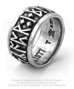 Alchemy Halloween Party Fashion Jewelry Metal Wear Runeband Ring Size Q/8.5 7 712KZcB0pRL
