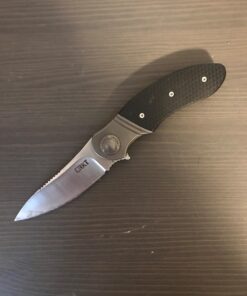 COLUMBIA RIVER KNIFE & TOOL Hootenanny EDC Folding Pocket Knife: Hunting, Outdoor, Everyday Carry, Satin Blade, Friction Grooves, IKBS Ball Bearing Pivot, Stainless Bolster, Nylon Handle, Pocket Clip K300KXP, Purple 42 712LrAFvU3L