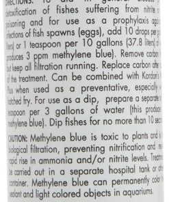 Alternative view of Kordon Methylene Blue Disease Preventative – Safe for Freshwater & Saltwater Aquariums, Prevents Fungal Infections & Treats Parasites, Reduces Fish Stress, 4-Ounces