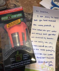 Perfect Pod Reusable K Carafe Pod, Compatible with Keurig 2.0 K-Carafe K200 K300 K400 K500 Series Coffee Makers 1-Pack 63 712NdfBlMDL