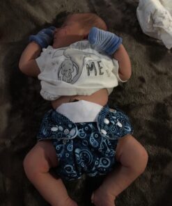 ALVABABY Baby Cloth Diapers 6 Pack with 12 Inserts One Size Adjustable Washable Reusable for Baby Girls and Boys 6DM26 04 Boy Color 26 56 712OLqxKrfL