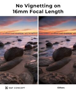 K&F Concept 52mm Variable ND2-ND400 ND Lens Filter (1-9 Stops) for Camera Lens, Adjustable Neutral Density Filter with Microfiber Cleaning Cloth (B-Series) 52 millimeter 29 712OZFHUmbL 1