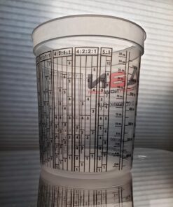ABN Automotive Paint Mixing Cups - 12 Pack 32oz Plastic Measuring Mixing Cup for Epoxy Resin, Activators, and Thinners 19 712OdIGvGhL