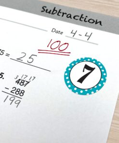 Alternative view of Teacher Created Resources Polka Dot Numbers Stickers (3567)