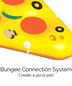 Alternative view of Swimline Inflatable Pizza Slice Pool Float, Multicolor