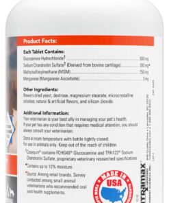 Alternative view of Nutramax Laboratories Cosequin Maximum Strength Joint Health Supplement for Dogs - With Glucosamine, Chondroitin, and MSM, 250 Chewable Tablets 250 Count (Pack of 1)